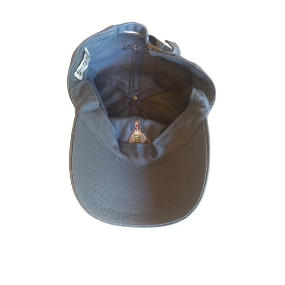 The Girls Yoga Girl Gray Baseball Cap Embroidered Yoga Pose Adjustable - Picture 5 of 6